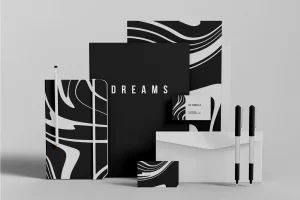 High Contrast Marbled Backgrounds