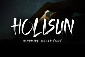 Holisun – Handmade BrushFont