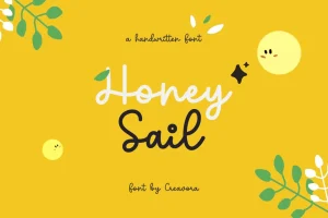 Honeysail –  Monoline Cute Script Font