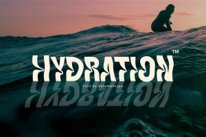 Hydration Wavy Font