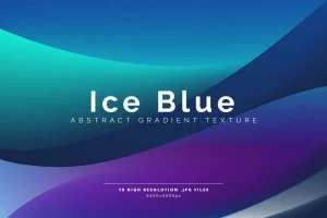 Ice Blue Abstract Gradient Texture Background