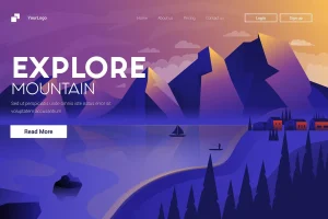 Illustration of Explore Mountain