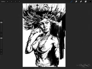 INK. for Procreate: 63 Brushes for realistic Inkin
