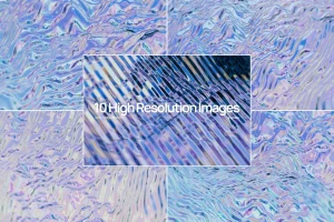 Iridescent Pink Liquify Abstract Background 002