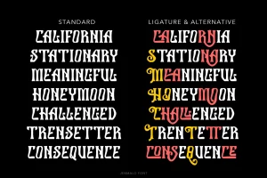 Jenmalo Display Font