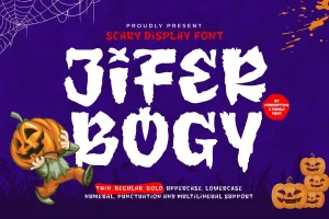 Jifer Bogy – Halloween Display Font