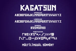Kagatsun – Display Font