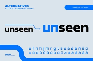 Kargen – Sans Serif Display Typeface