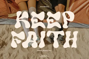 Keep Faith Display Font