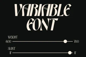 Kesto – Variable Nouveau Font Family