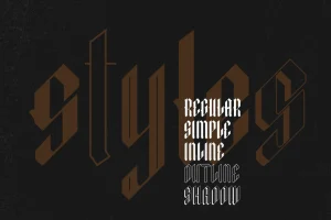 Kingslayer – Modern Blackletter Font