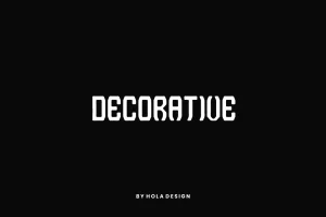 Kobayex –  Decorative Font