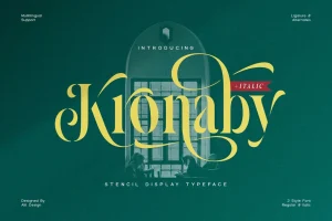 Kronaby Typeface