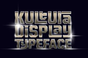 Kultura Groovy Display Typeface