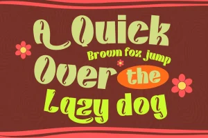 Kunhety | Groovy Retro Font