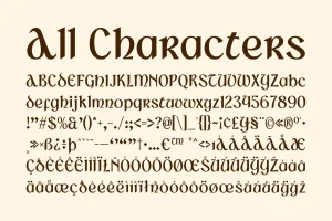 Kurse – Uncial Font