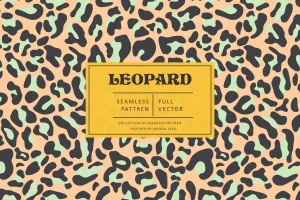 Leopard print seamless pattern