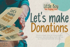 Little Boy – Fun Display Font