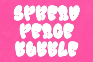 Lovezta Fat Bubble Display Font