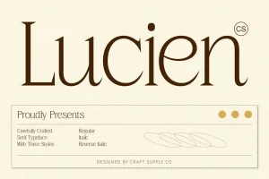 Lucien – Elegant Font