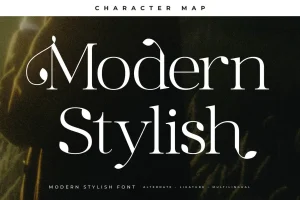 Maiken Modern Serif Font