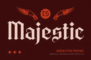 Majestic – Blackletter Font