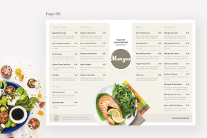 Mangan – Restaurant Food Menu Indesign Template