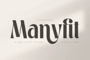 Manyfit – Classy Elegant Luxury Font