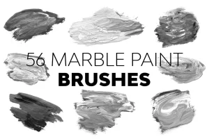 Marble Paint Brushes
