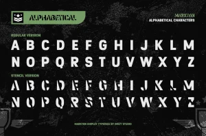 Markton – Modern Stencil Typeface