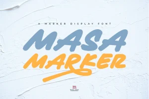 Masa Marker | A Marker Display Font