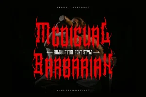 Medieval Barbarian – Gothic & Blackletter Font