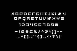 Metal Block Awesome Font