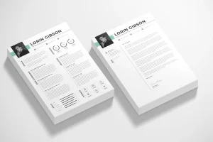 Minimal CV Resume Word Template