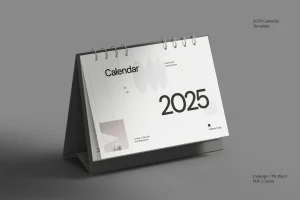 Minimalist 2025 Calendar Template – Velinee