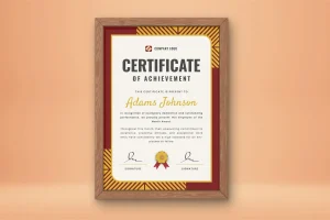Modern Business Certificate Template V2