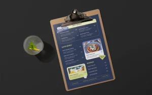 Modern Cafe Menu
