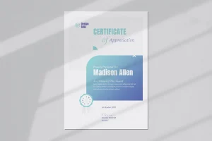 Modern Certificate