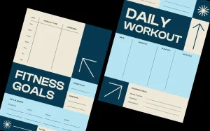 Modern Fitness Workout Planner