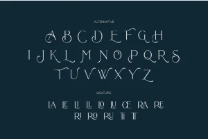 Modern Font – Bollent