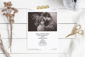 Modern Wedding Invitation Set