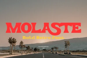 Molaste Retro Font