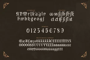 Monastery – A Medieval Display Typeface