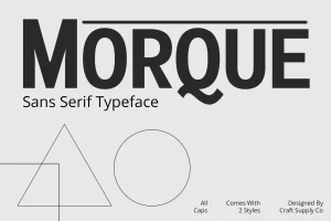 Morque – Sans Serif Font