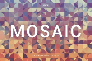 Mosaic| Abstract Gradient Backgrounds | Vol. 03