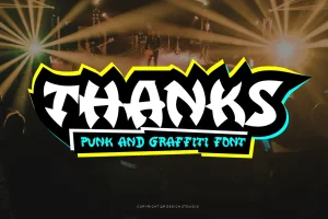 Motnel Shufny – Graffiti & Punk Font