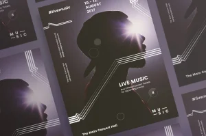 Music Concert Flyer and Poster Template