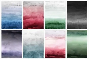 Natural Ombre Watercolor Backgrounds