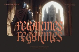 NCL Fegakines – Stylish Blackletter Font