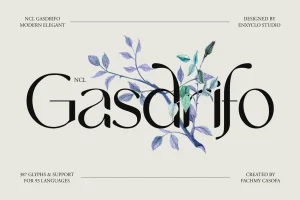 NCL Gasdrifo – Modern Elegant Font